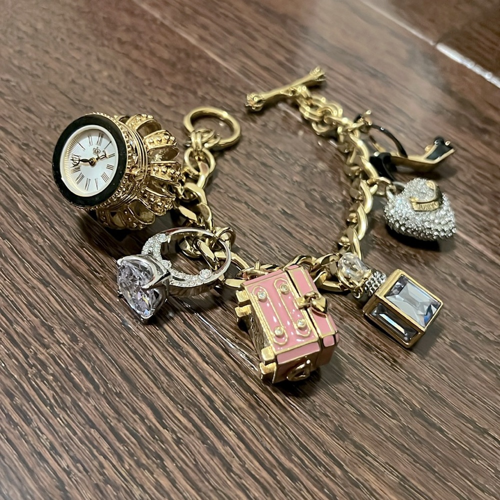 Juicy couture charm bracelet watch